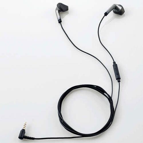 エレコム(ELECOM) EHP-FS10IMBK ブラック 高耐久マイク付きセミオープンイヤホン