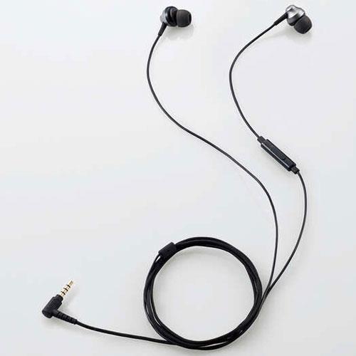 エレコム(ELECOM) EHP-FS12CMBK ブラック 高耐久マイク付きカナルイヤホン