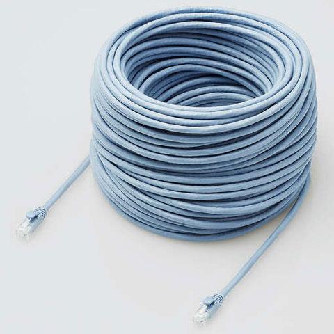 エレコム(ELECOM) LD-GPAT/BU60/RS ブルー Cat6A LANケーブル 60m