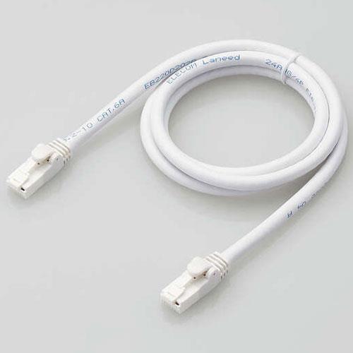 エレコム(ELECOM) LD-GPAT/WH1/RS ホワイト Cat6A LANケーブル 1m