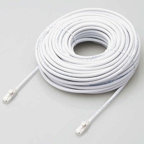 エレコム(ELECOM) LD-GPAT/WH30/RS ホワイト Cat6A LANケーブル 30m