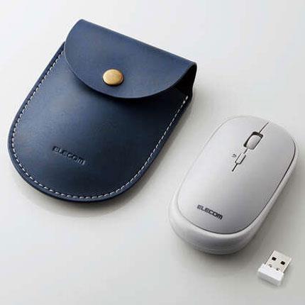 エレコム(ELECOM) M-TM10DBGY グレー 2.4GHz無線 ワイヤレスモバイルマウス Slint スリント 4ボタン