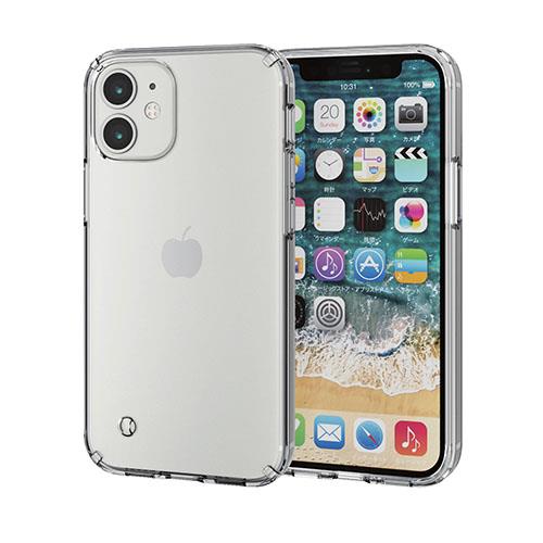エレコム(ELECOM) PM-A20AHVCCR クリア iPhone12mini用 ケース 耐衝撃 TPU クリア 透明付き