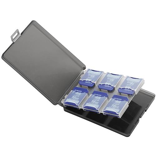 エレコム(ELECOM) CMC-06NSD12 SDカードケース 12枚収納