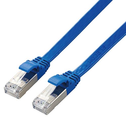 エレコム(ELECOM) LD-TWSF/BU5 ブルー Cat7 LANケーブル 5m