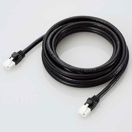 エレコム(ELECOM) GM-LDGPAT/BK30 ブラック LANケーブル PS5 3m CAT6A ツメが折れない