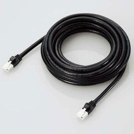 エレコム(ELECOM) GM-LDGPAT/BK50 ブラック ツメ折れ防止LANケーブル 5m