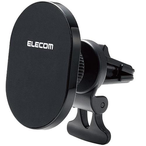 エレコム(ELECOM) P-CARS13BK ブラック MagSafe対応 スマホホルダー マグネット着脱 iPhone