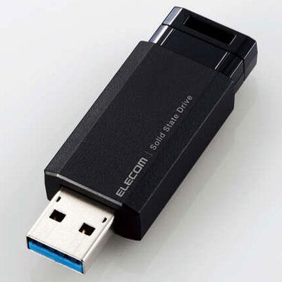 エレコム(ELECOM) ESD-EPK1000GBK ブラック 外付けポータブルSSD 1TB