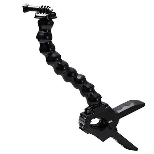 エレコム(ELECOM) AC-MBGNCP01BK ブラック GoPro HERO9/8/7/6/5/MAX用 マウント グースネック型