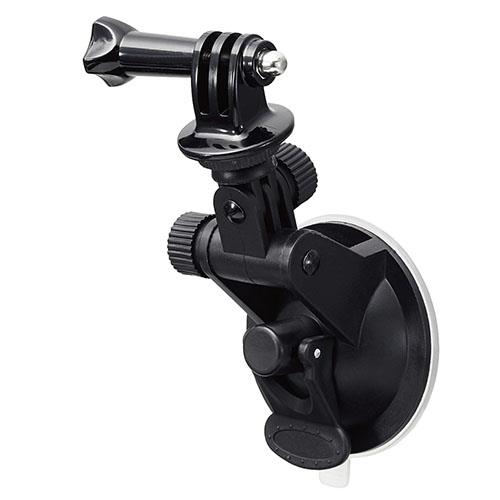 エレコム(ELECOM) AC-MBSU01BK ブラック GoPro HERO9/8/7/6/5/MAX用 マウント 吸盤型 前後左右角度調整