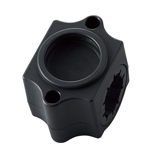 エレコム(ELECOM) AT-CYCPCBK ブラック AirTag用 自転車ホルダー ハンドル取付