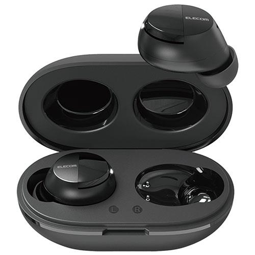 エレコム(ELECOM) LBT-TWS12BK ブラック 完全ワイヤレスBluetoothヘッドホン