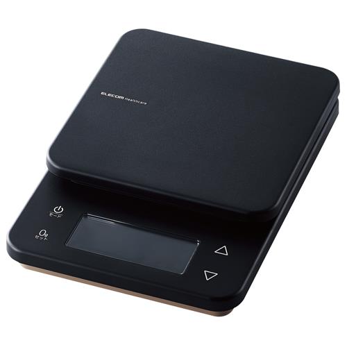 エレコム(ELECOM) HCS-KSA02BK ブラック キッチンスケール デジタルスケール 計量器 はかり