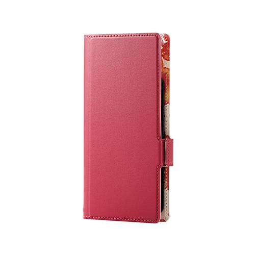 エレコム(ELECOM) P-04PLFUSJPND ディープピンク スマートフォン用マルチカバー 薄型 磁石付 Sサイズ