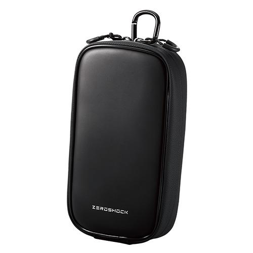 エレコム(ELECOM) P-05CZ2BK ブラック ｽﾏｰﾄﾌｫﾝ用ZEROSHOCKｷｬﾘﾝｸﾞﾎﾟｰﾁ 2気室 Lサイズ 3Way 腰ﾍﾞﾙﾄﾙｰﾌﾟ
