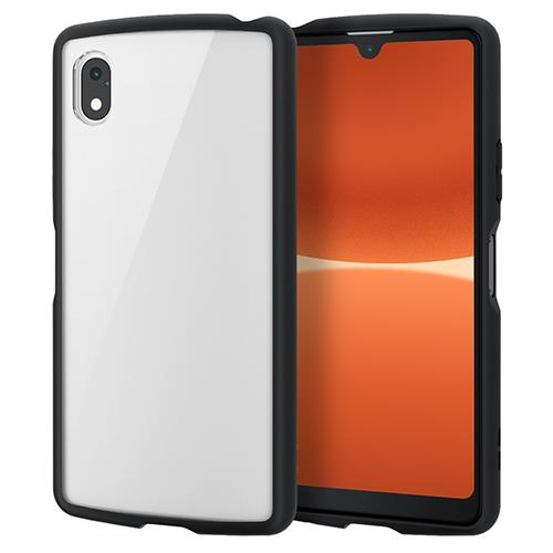 エレコム(ELECOM) PM-X223TSLFCBK ﾌﾞﾗｯｸ ｹｰｽｶﾊﾞｰ Xperia Ace III用 TPU 高硬度8H 薄型 背面ｸﾘｱ