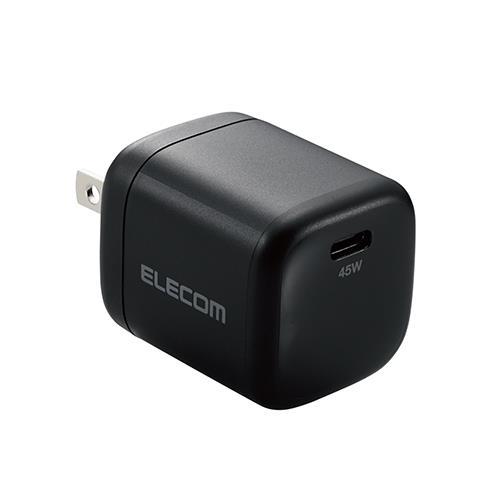 エレコム ELECOM MPA-ACCP29BK(ブラック) USB PD対応AC充電器 USB充電器 USB Type C 45W