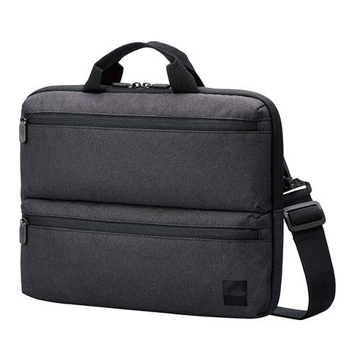 エレコム(ELECOM) BM-IBHCH14NBK ブラック 14インチまで対応 横型 PCケース ショルダー インナーバッグ