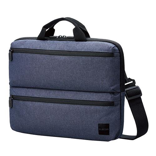 エレコム(ELECOM) BM-IBHCH14NNV ネイビー 14インチまで対応 横型 PCケース ショルダー インナーバッグ