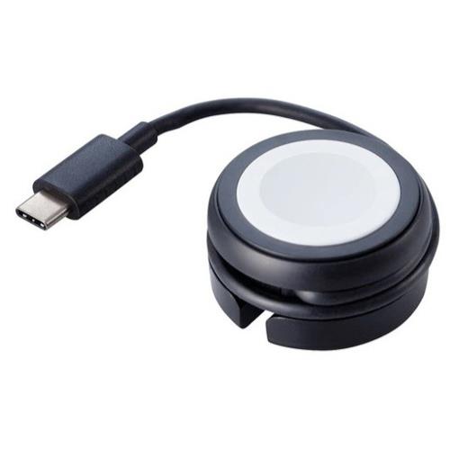 エレコム(ELECOM) MPA-AWMCQBK ブラック Apple Watch磁気充電ケーブル 高速充電巻き取りタイプ