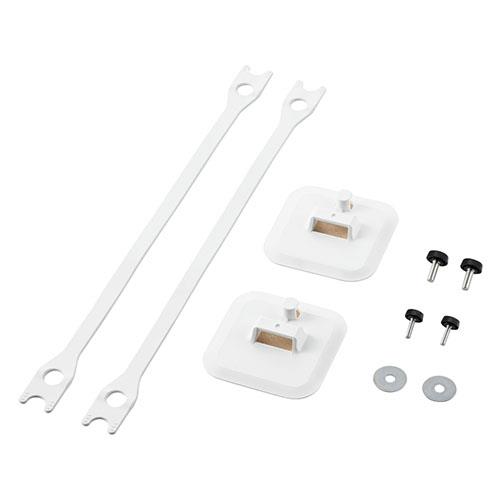 エレコム(ELECOM) TS-007 ホワイト 液晶テレビ 75V型まで対応 耐震ゴムベルト VESA固定タイプ 2本入り