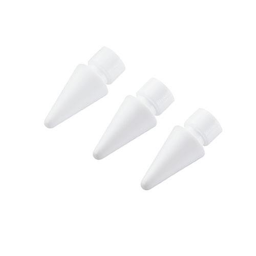 エレコム(ELECOM) P-TIPAPS01WH ホワイト Apple Pencil 第1世代/第2世代 用 交換ペン先 約1mm 3個入