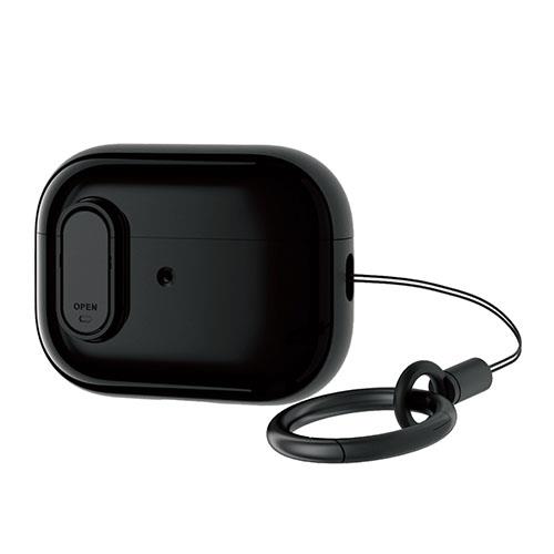 エレコム(ELECOM) AVA-AP4TSLBK ブラック AirPods Pro 第2世代 用 ハイブリッドケース TOUGH SLIM