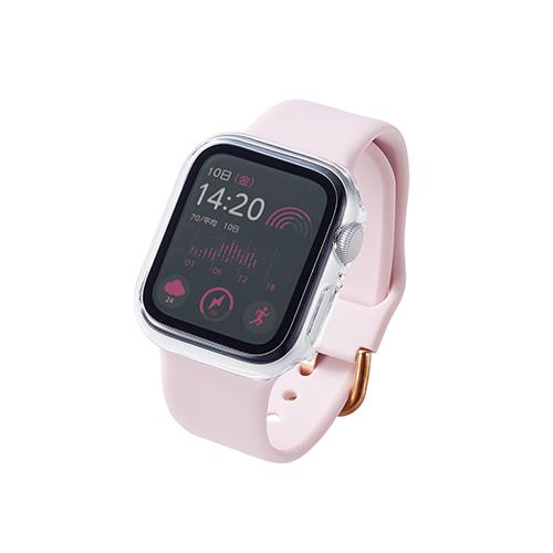 エレコム(ELECOM) AW-20SFCGOCR クリア Apple Watch40mm用 Gorillaガラス フルカバーケース 高透明