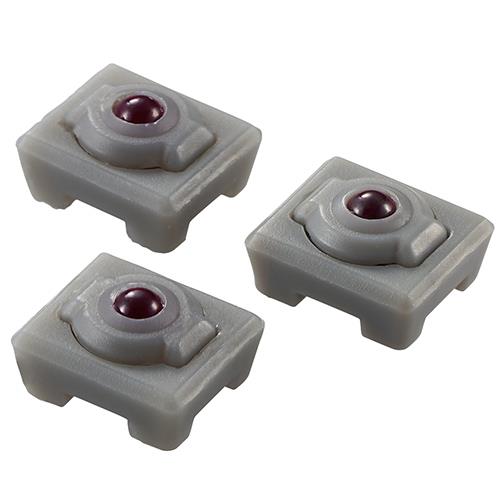 エレコム(ELECOM) M-RS10 グレー トラックボールマウス用交換パーツ 人工ルビー 3個入