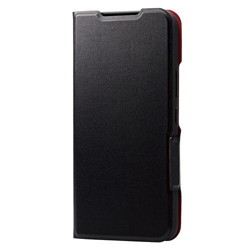 エレコム(ELECOM) PM-G233PLFUBK ブラック Galaxy A54 5G ケース ソフトレザー 手帳型 衝撃吸収