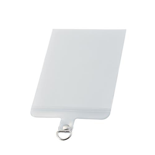 エレコム(ELECOM) P-STHD1CAMCR マットクリア スマホ ストラップホルダー シート Mサイズ