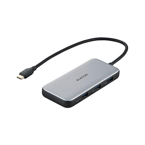 エレコム(ELECOM) DST-C26-SV シルバー USB Type C ドッキングステーション ハブ 5-in-1 PD 85W出力