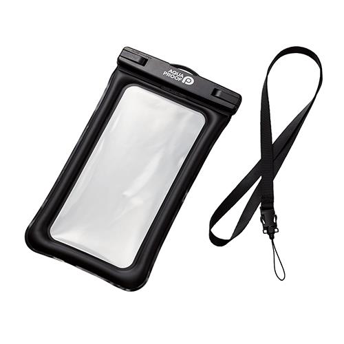 エレコム(ELECOM) P-WPSF04BK ブラック スマホ防水ケース ケース×1 ネックストラップ×1 水没防止