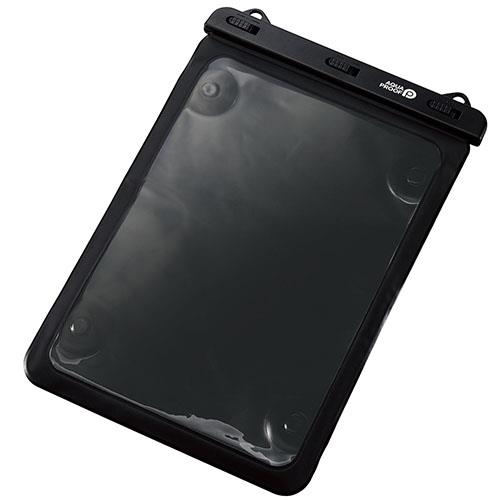 エレコム(ELECOM) TB-WPSB13BK ブラック タブレットケース 防水ケース 汎用 IPX8 吸盤付き 8.9~13インチ