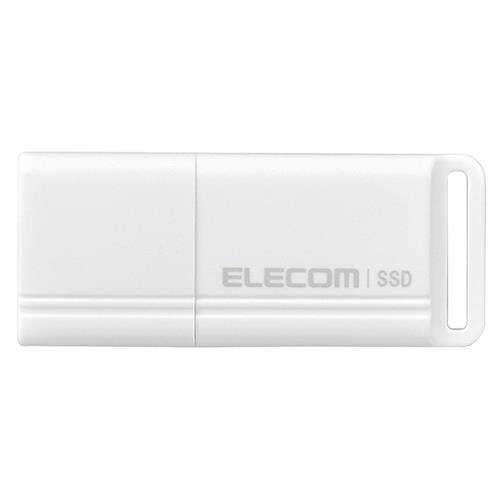 エレコム(ELECOM) ESD-EXS1000GWH ホワイト 外付けポータブルSSD 1TB