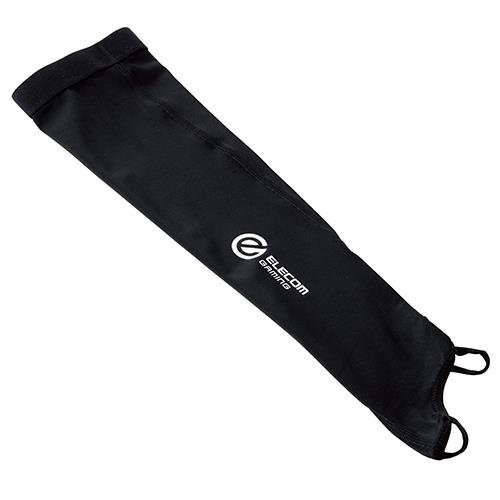 エレコム(ELECOM) GWVA300LMBK ブラック アームカバー ゲーミング FPS TPS ゲーム用 S-Mサイズ 左右両用