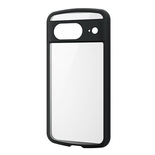 エレコム(ELECOM) PM-P233TSLFC-BK ブラック Google Pixel 8 ケース ハイブリッド 衝撃吸収 軽量 薄型