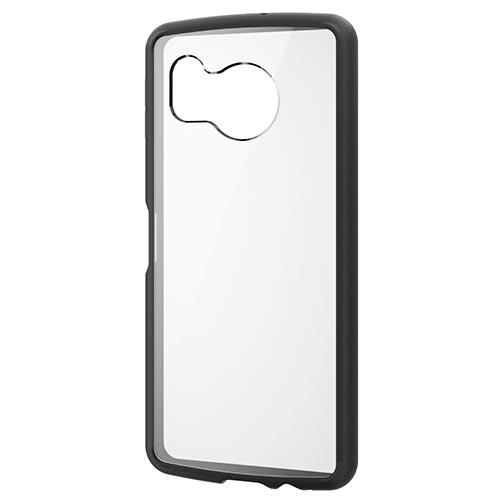 エレコム(ELECOM) PM-S234TSLFC-BK ブラック AQUOS sense8 ケース ハイブリッド 衝撃吸収 軽量 薄型