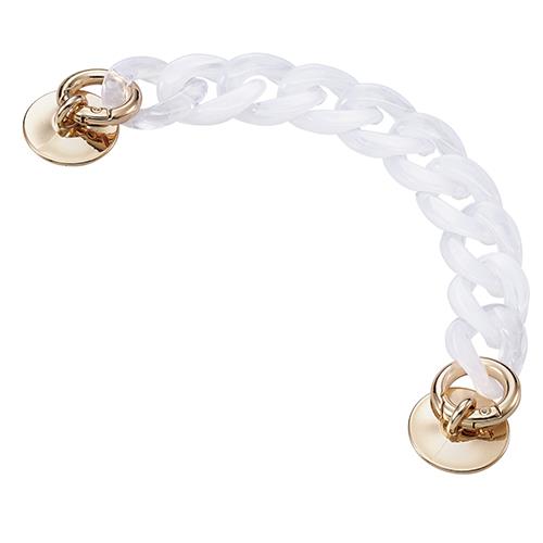 エレコム(ELECOM) P-STKHCHMCR クリア スマホ ストラップ キーリングハンガー チェーン 落下防止