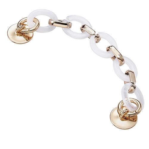 エレコム(ELECOM) P-STKHCHSCR クリア スマホ ストラップ キーリングハンガー チェーン フラット