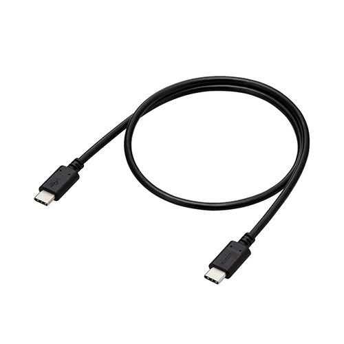 エレコム(ELECOM) MPA-CC5P05-BK ブラック USB Type C ケーブル 0.5m PD 100W スリムケーブル