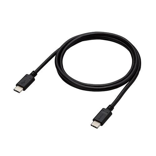 エレコム(ELECOM) MPA-CC5P10BK ブラック USB Type C ケーブル 1m PD 100W スリムケーブル