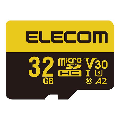 エレコム(ELECOM) MF-HMS032GU13V3 マイクロSDカード microSDHC 32GB Class10 UHS-I U3 V30 SD変換アダプター付