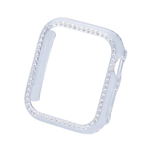 エレコム(ELECOM) AW-23EBPPJ-CR クリア アップルウォッチ SE 第1/2世代 /Series6/5/4 40mm ハードバンパーストーン付