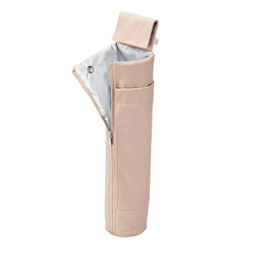 エレコム(ELECOM) BA-HIHLF-BE ベージュ ヘアアイロン ケース 収納 ポーチ 耐熱 温度250度