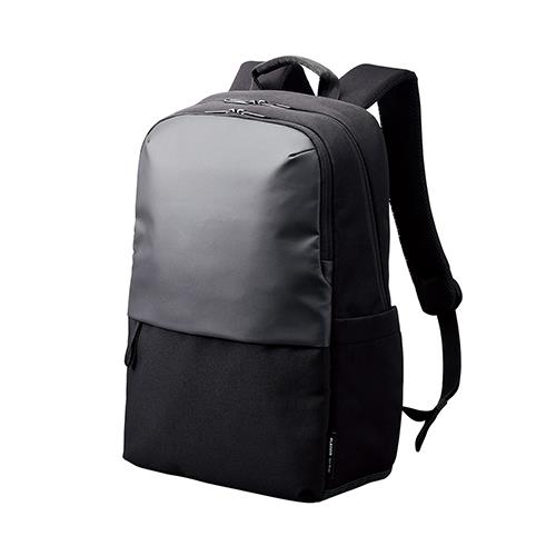 エレコム(ELECOM) BM-BPLT-BK ブラック リュック 17L 軽量 撥水加工 15.6ｲﾝﾁﾉｰﾄPC 収納可 ﾋﾞｼﾞﾈｽﾊﾞｯｸ