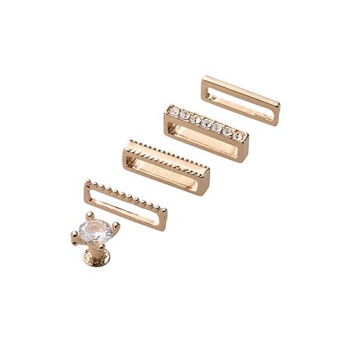 エレコム(ELECOM) AW-RINGPINS01S ストーン Apple Watch用 リング&ピンズ スリムシリコン用 &me