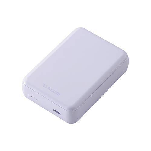 エレコム(ELECOM) DE-C49-10000PU パープル 超コンパクトモバイルバッテリー 10000mAh/3A/USB Type-C×1