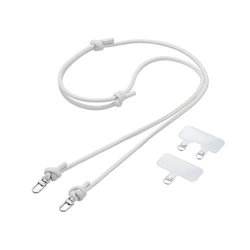 エレコム(ELECOM) P-STSDH2LR06IV アイボリー スマホショルダー ストラップ 42~75cm 長さ調整可